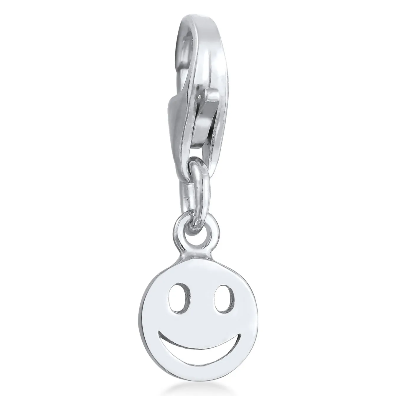 Elli "Charm mit Smiling Face< Anhänger & Charms|Vergoldet