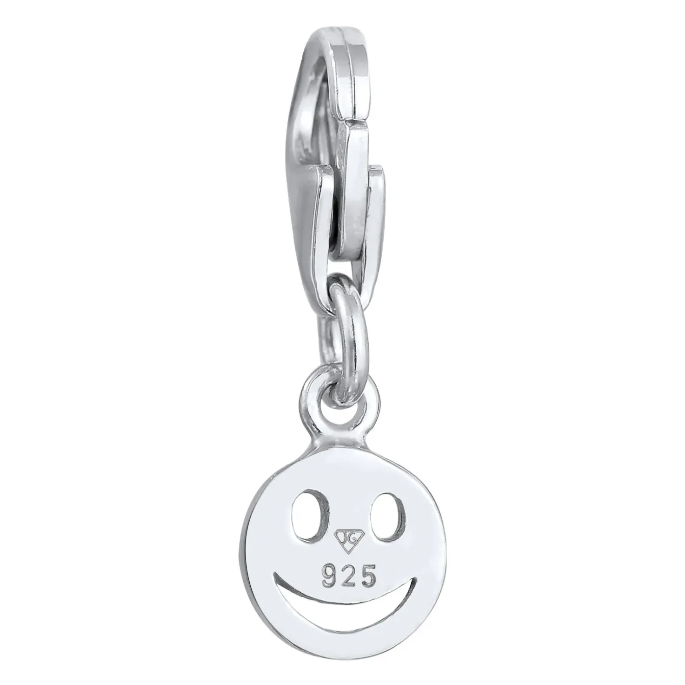 Elli "Charm mit Smiling Face< Anhänger & Charms|Vergoldet