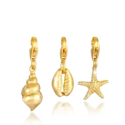 Elli "Charm Muschel< Symbol-schmuck|Anhänger & Charms