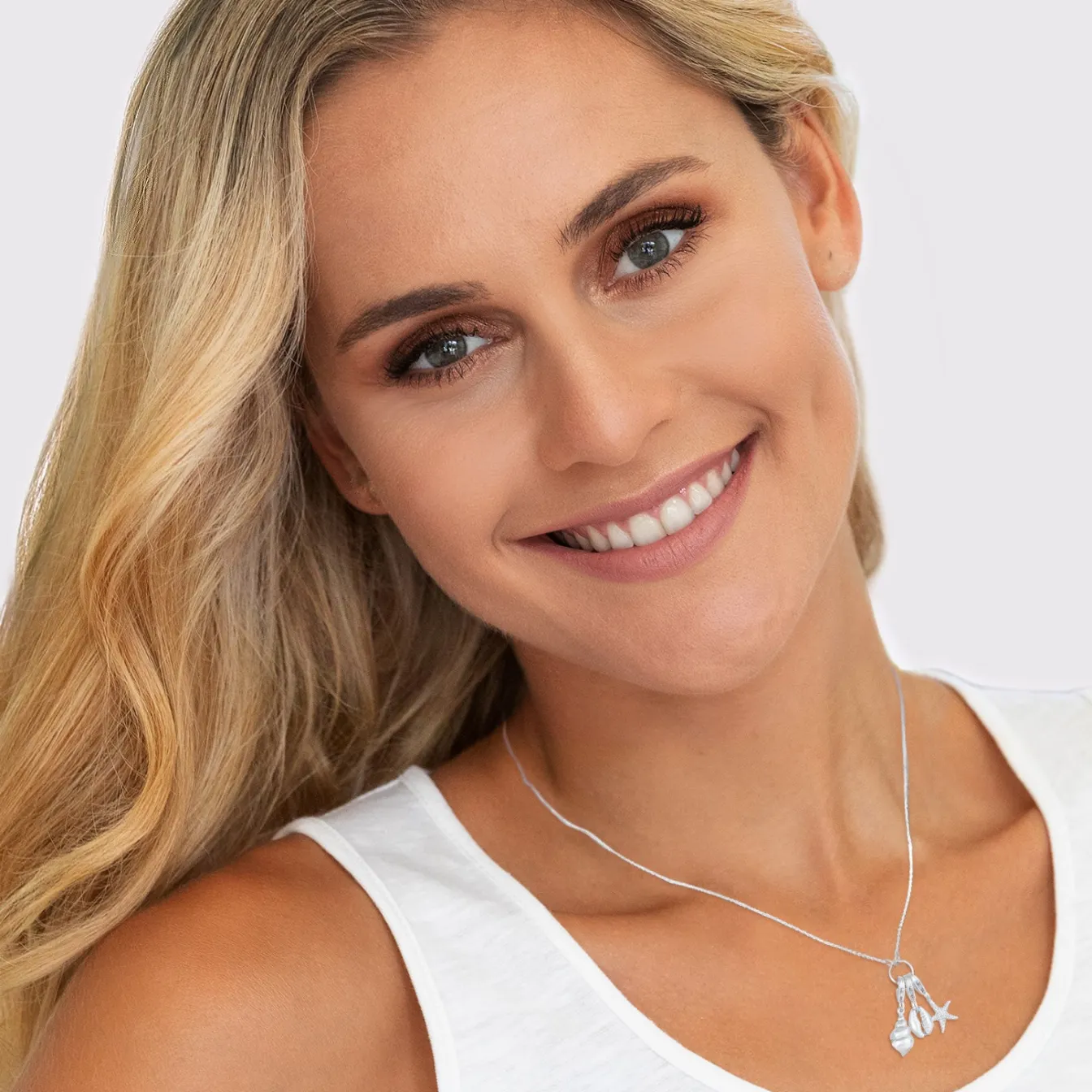 Elli "Charm Muschel< Symbol-schmuck|Anhänger & Charms