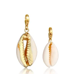 Elli "Charm Muschel< Anhänger & Charms|Vergoldet