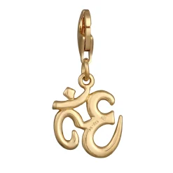 Elli "Charm Om< Vergoldet|Symbol-schmuck