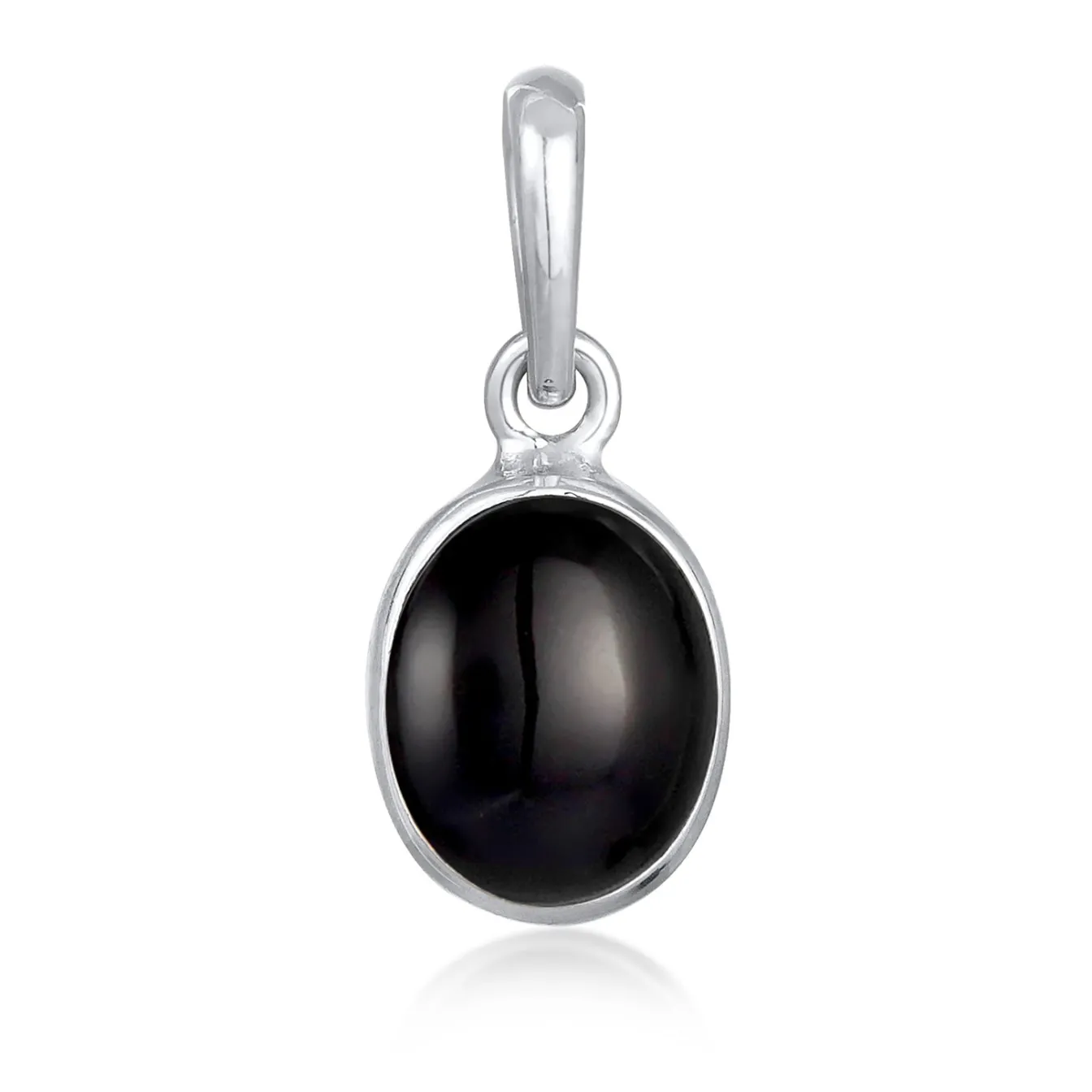 Elli "Charm Oval | Onyx (Schwarz)< Anhänger & Charms|Vergoldet