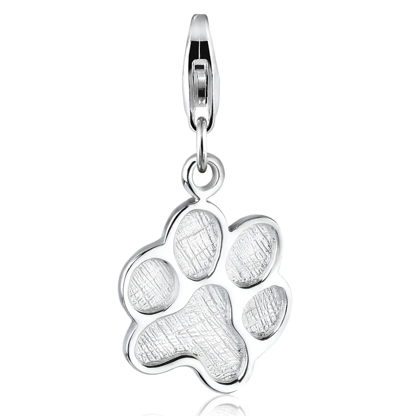 Elli "Charm Pfote< Anhänger & Charms|Silber