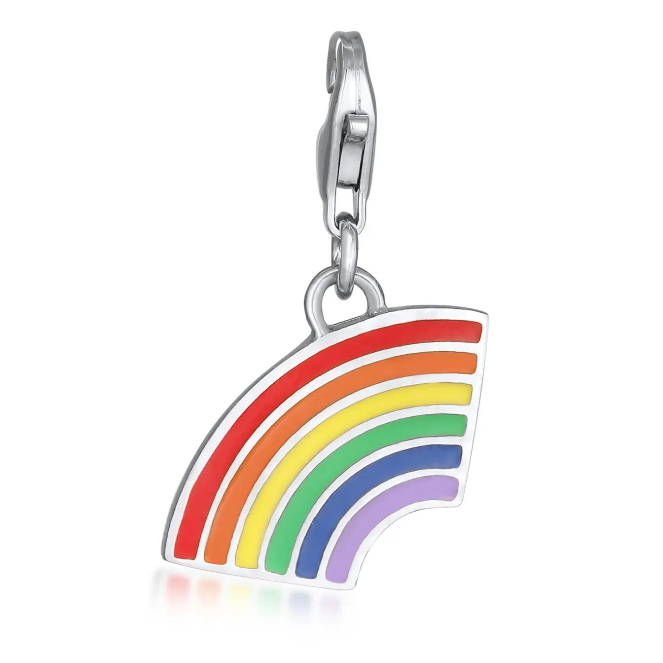 Elli "Charm Regenbogen Emoji | Emaille (Bunt)< Vergoldet|Symbol-schmuck