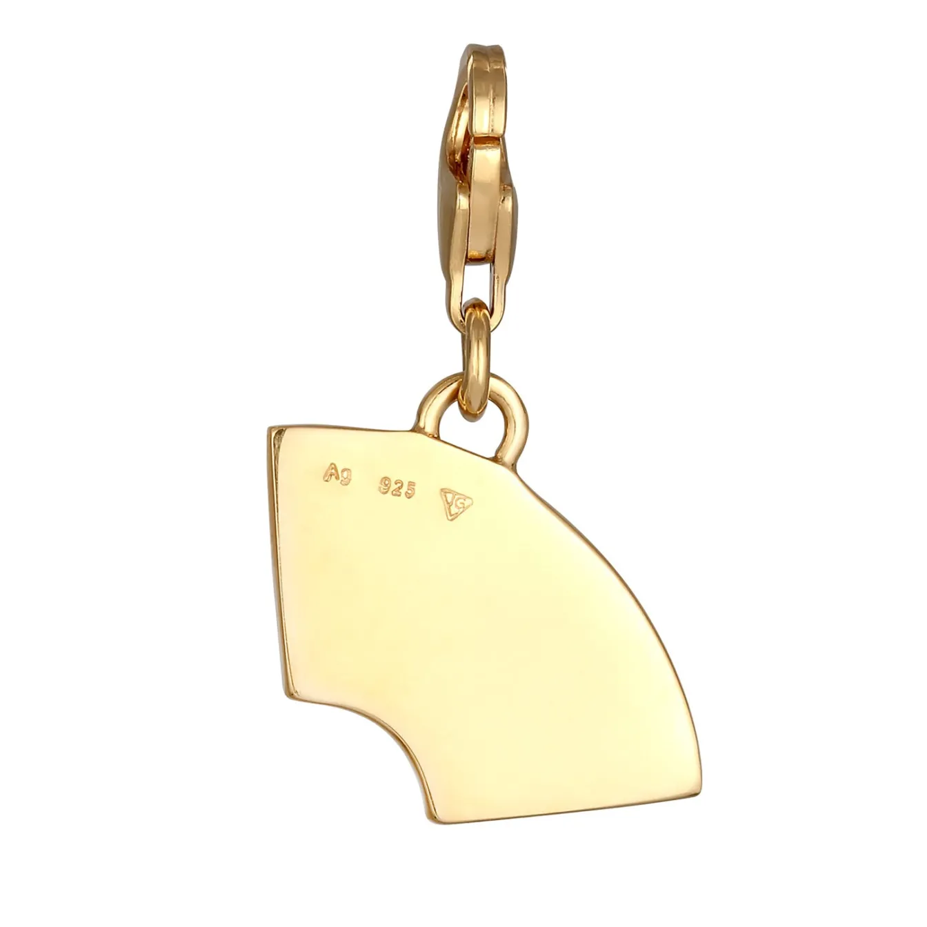 Elli "Charm Regenbogen Emoji | Emaille (Bunt)< Vergoldet|Symbol-schmuck