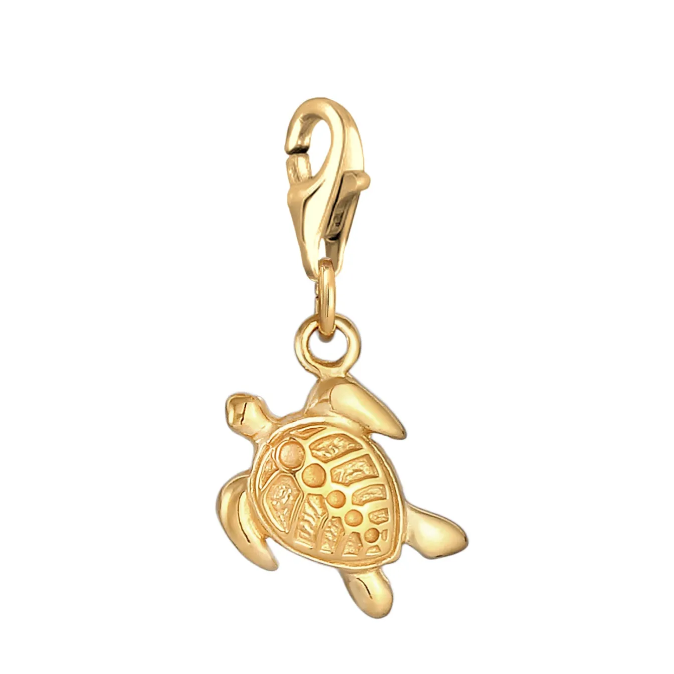 Elli "Charm Schildkröte< Anhänger & Charms|Vergoldet