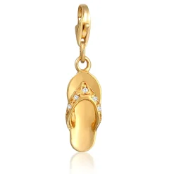 Elli "Charm Schuh | Zirkonia ( Weiß )< Symbol-schmuck|Anhänger & Charms