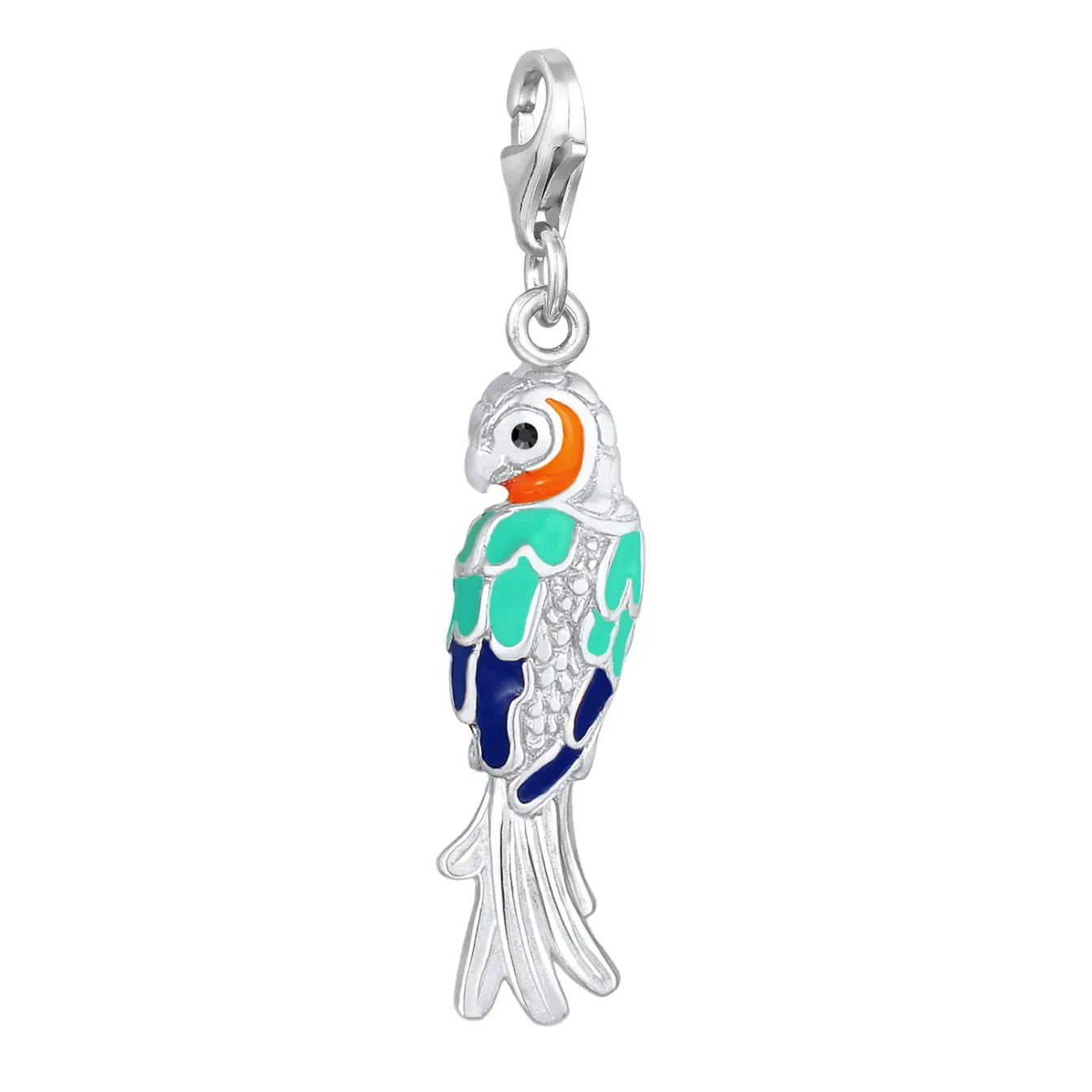 Elli "Charm Vogel | Kristall ( Schwarz )< Anhänger & Charms|Vergoldet