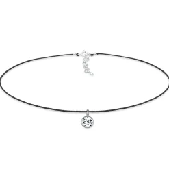 Elli "Choker | Kristall (Weiß)< Roségold|Halsketten