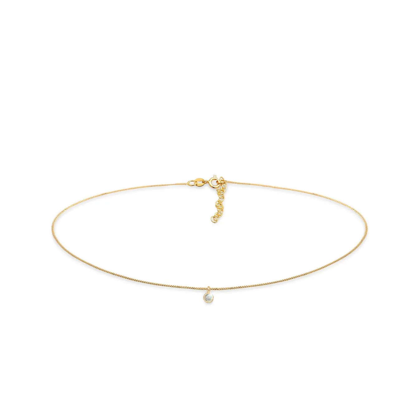 Elli "Choker | Labradorit (Grau)< Halsketten|Vergoldet