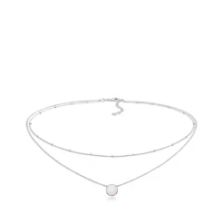 Elli "Choker | Opal (Weiß)< Roségold|Halsketten
