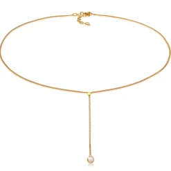 Elli "Choker | Quarz (Rosa)< Halsketten|Vergoldet