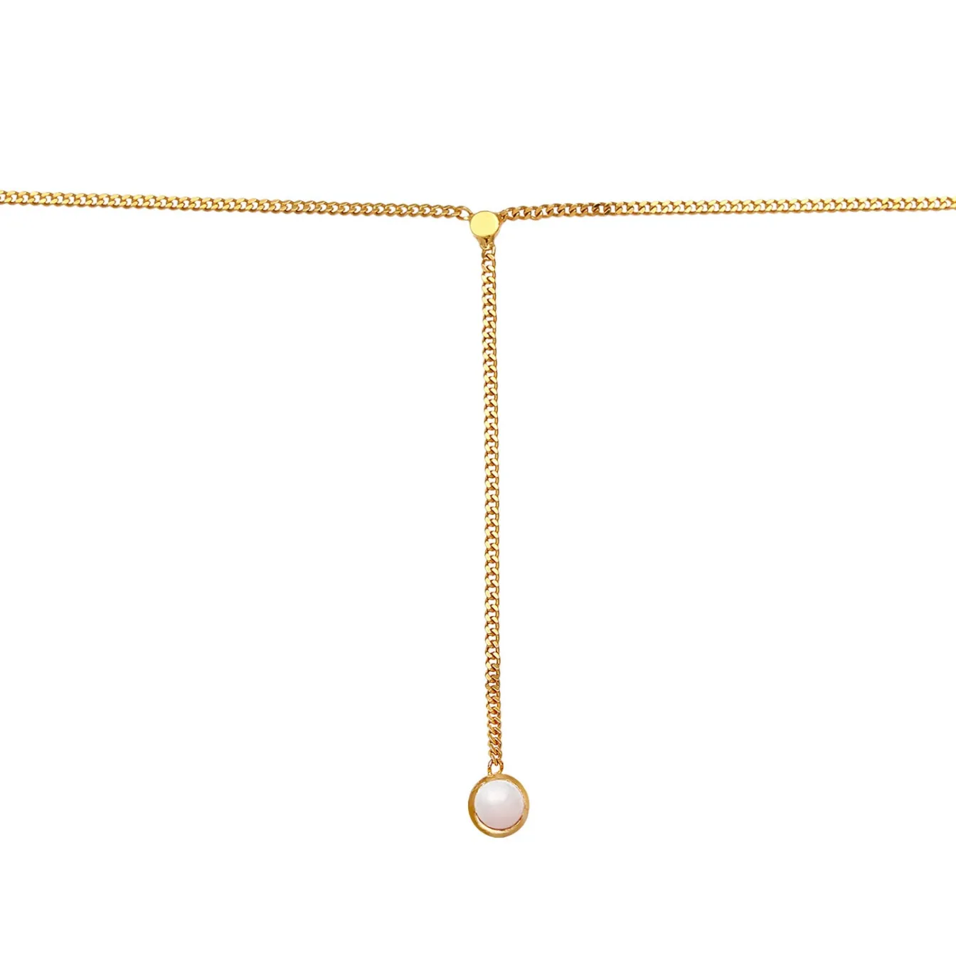 Elli "Choker | Quarz (Rosa)< Halsketten|Vergoldet