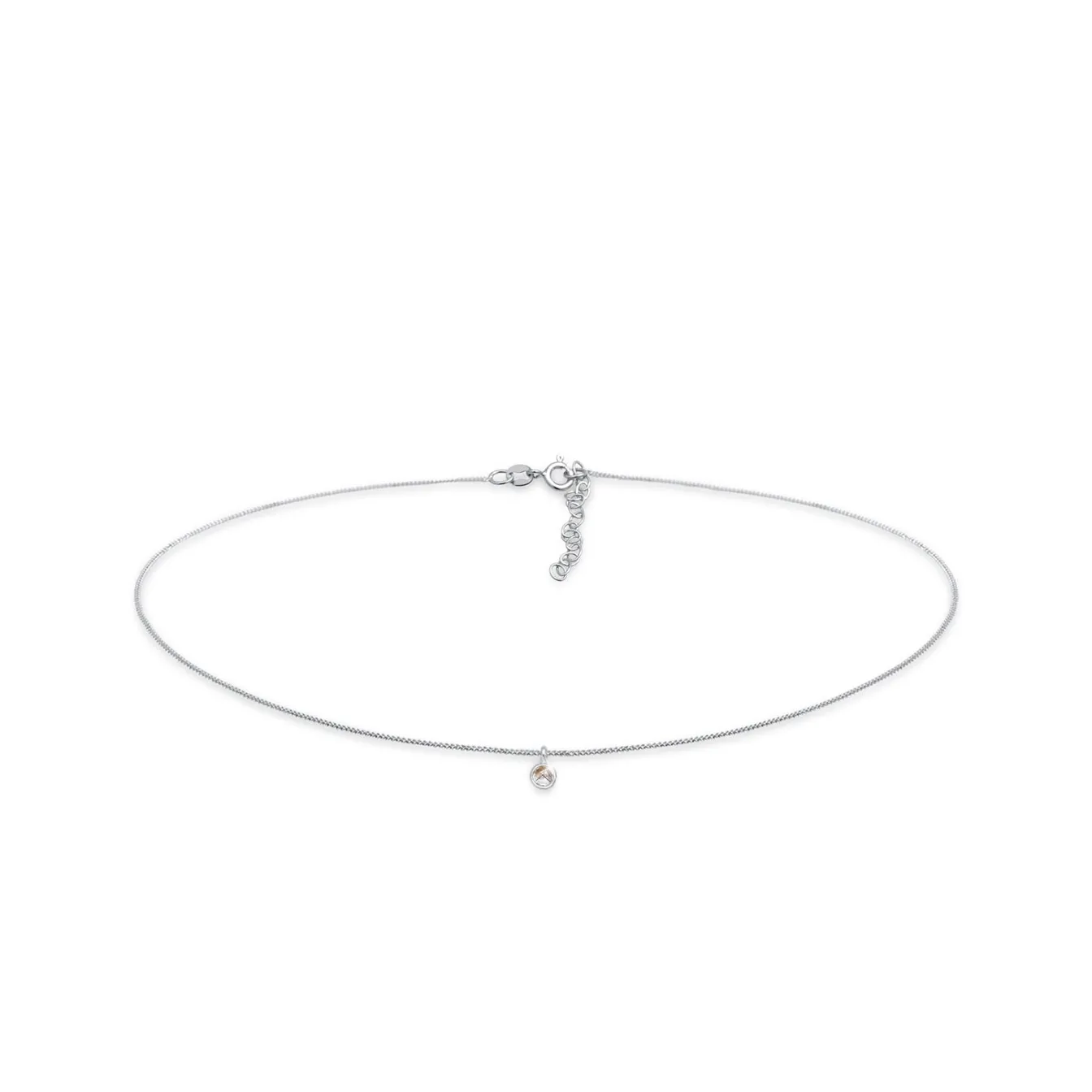 Elli "Choker | Quarz (Transparent)< Halsketten|Vergoldet