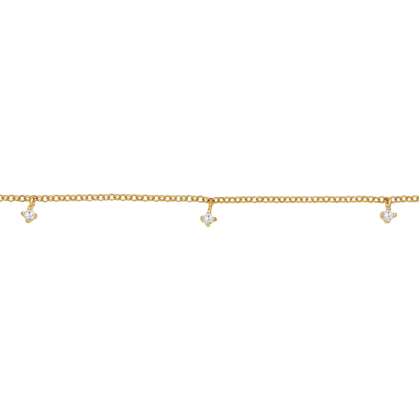 Elli "Choker | Zirkonia (Weiß)< Halsketten|Silber