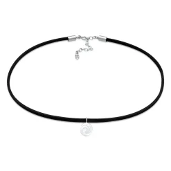 Elli "Choker Anhänger | Kunstleder< Symbol-schmuck|Halsketten