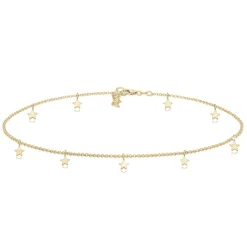 Elli "Choker Astro< Halsketten|Vergoldet