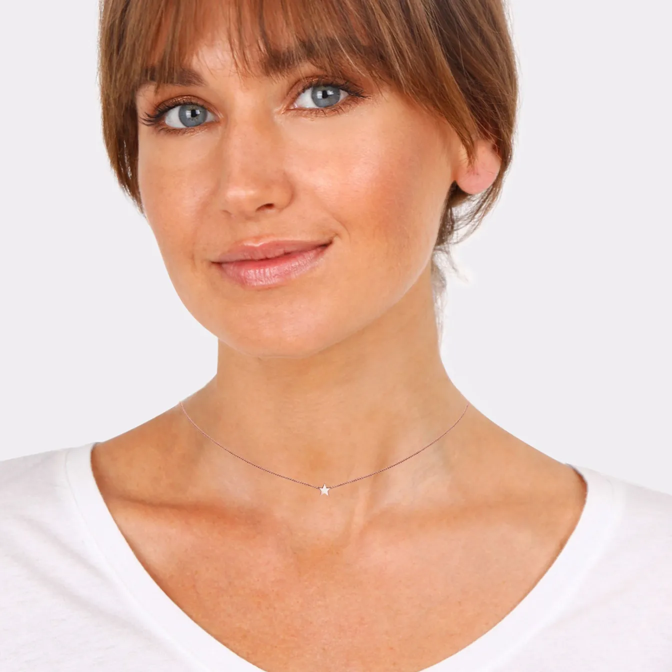 Elli "Choker Astro< Roségold|Halsketten