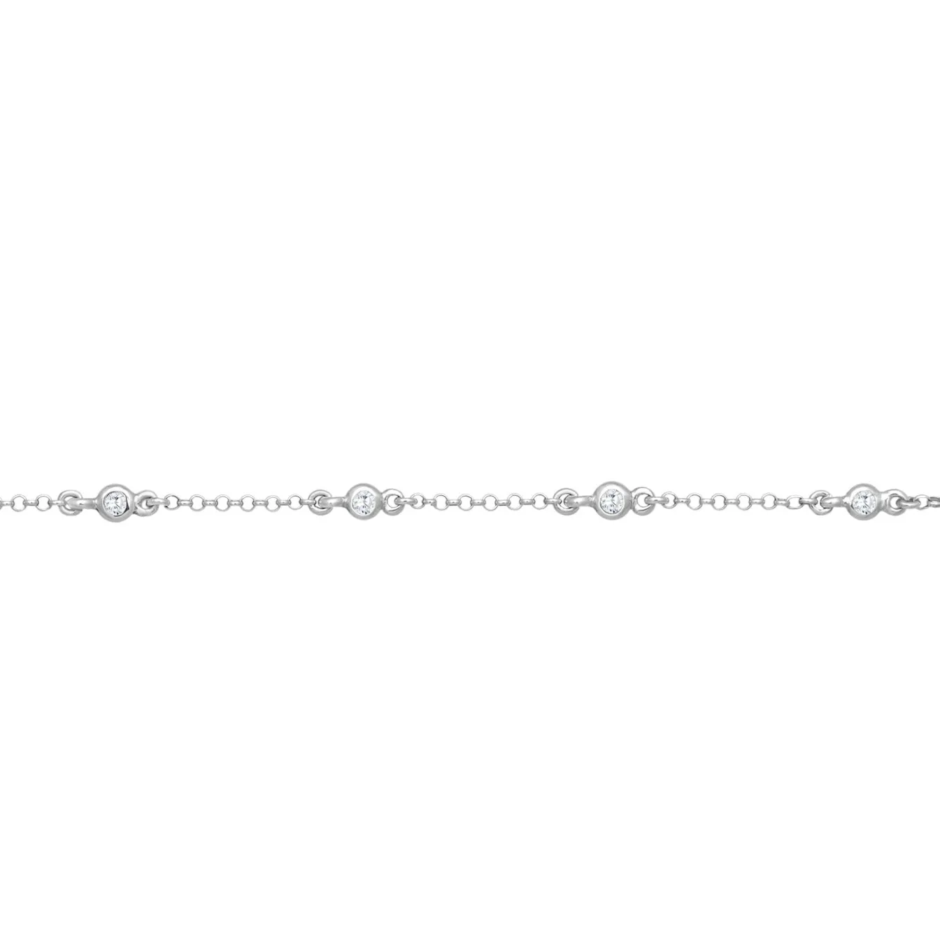 Elli "Choker Basic | Topas (Weiß)< Halsketten|Vergoldet