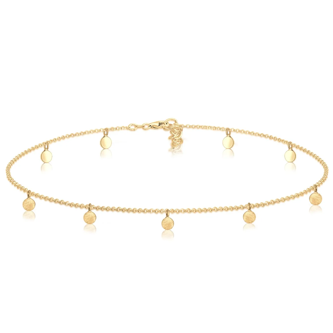 Elli "Choker Basic Plättchen< Roségold|Halsketten