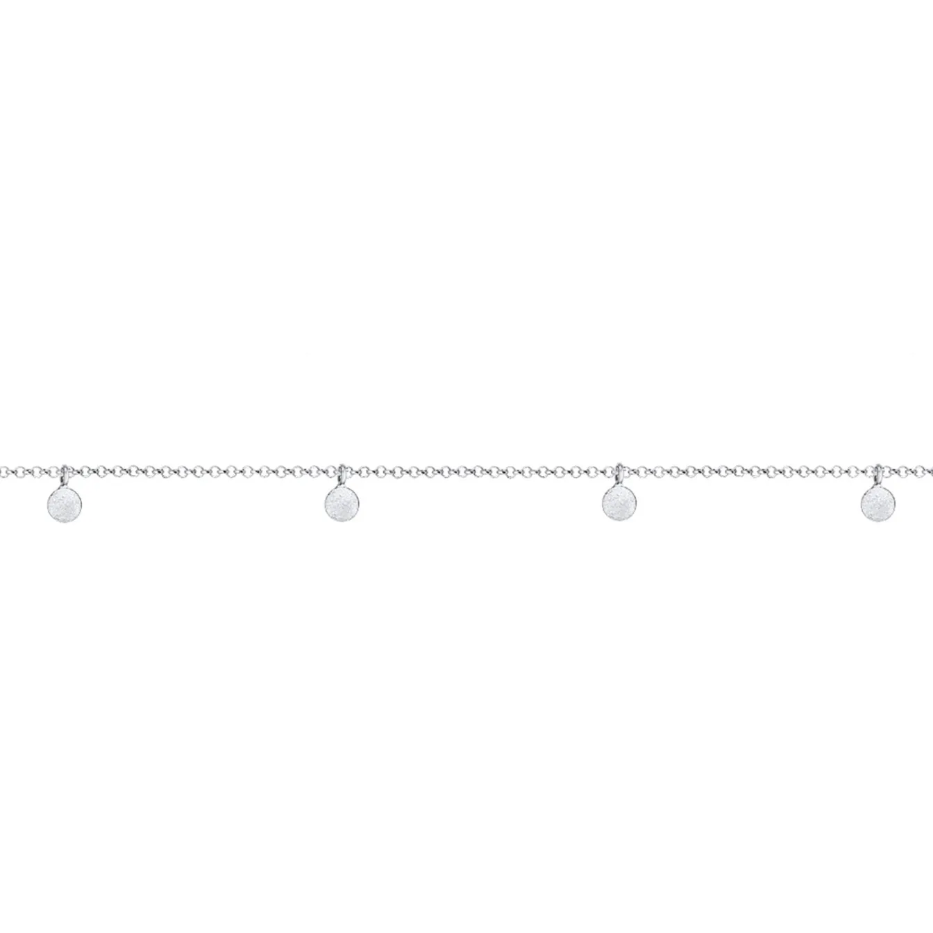 Elli "Choker Basic Plättchen< Roségold|Halsketten
