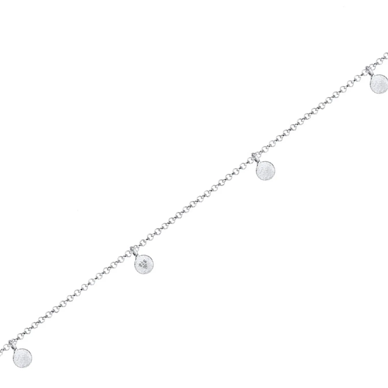 Elli "Choker Basic Plättchen< Roségold|Halsketten