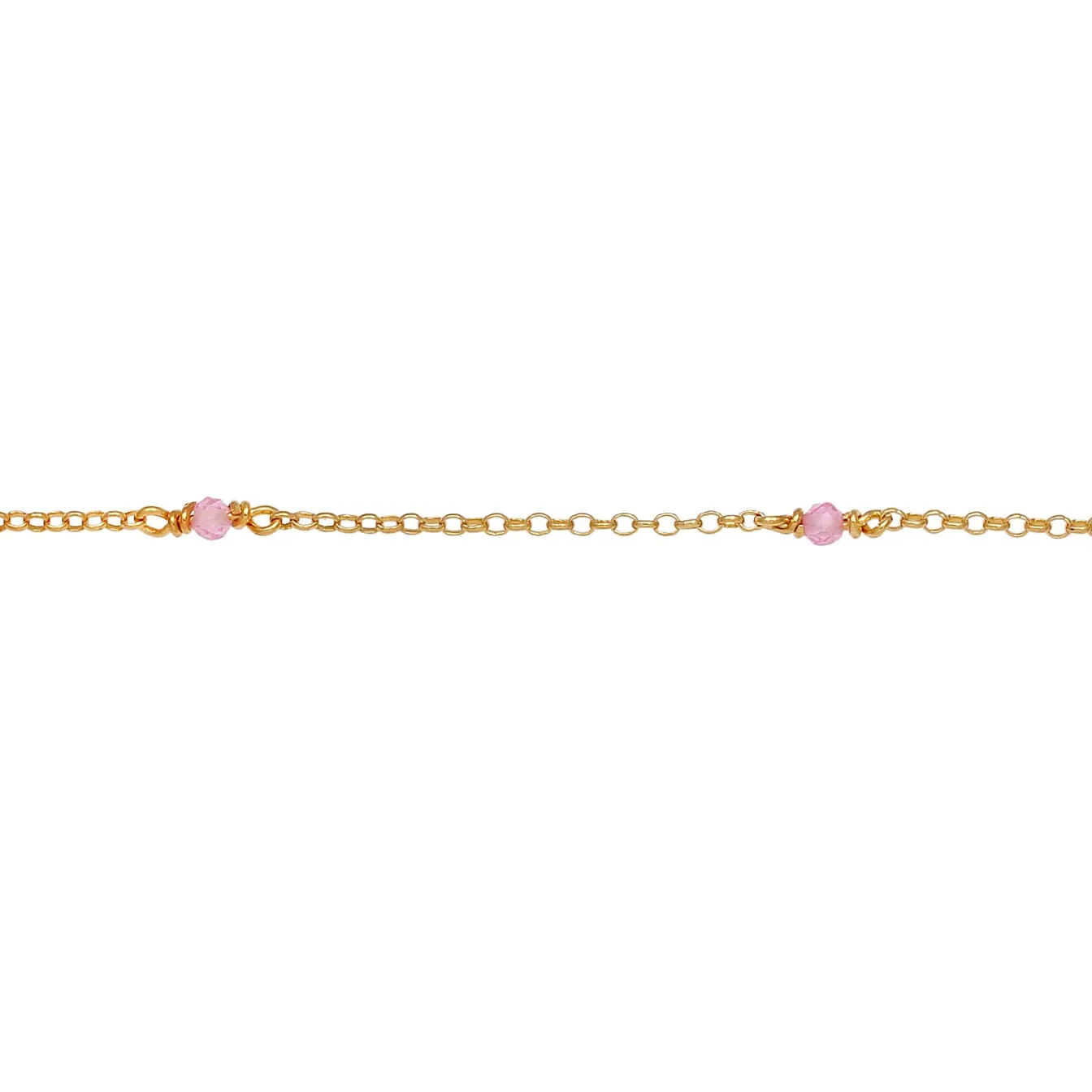 Elli "Choker Bead | Quarz (Rosa)< Halsketten|Silber