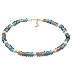 Elli "Choker Beads | Musckelkernperlen< Vergoldet|Perlen