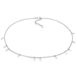 Elli "Choker Coin< Halsketten|Silber