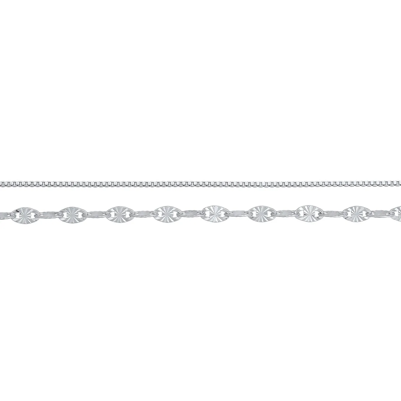 Elli "Choker 2er Set Vintage< Halsketten|Silber