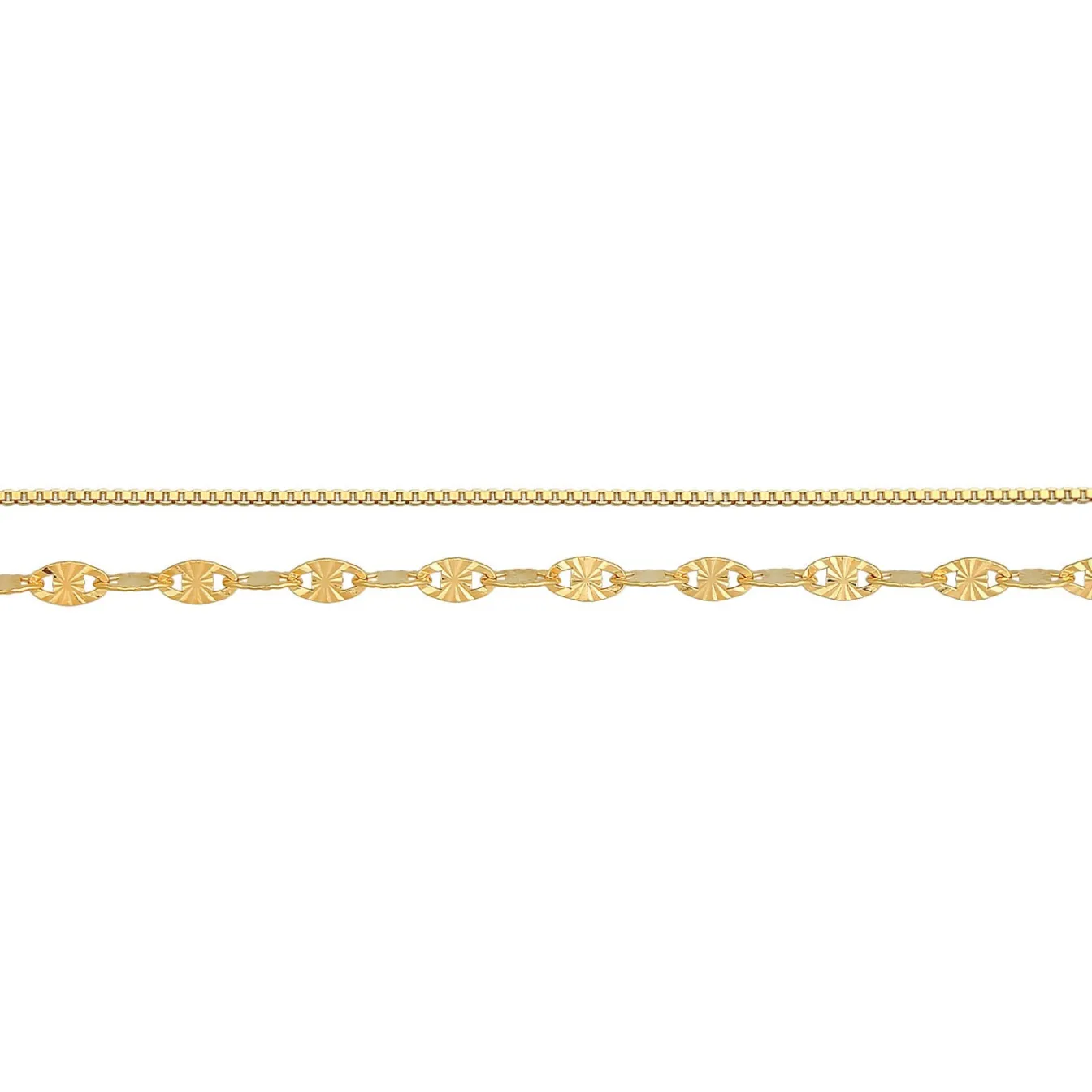 Elli "Choker 2er Set Vintage< Halsketten|Silber