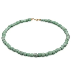 Elli "Choker Glasperlen Weiß< Perlen|Halsketten