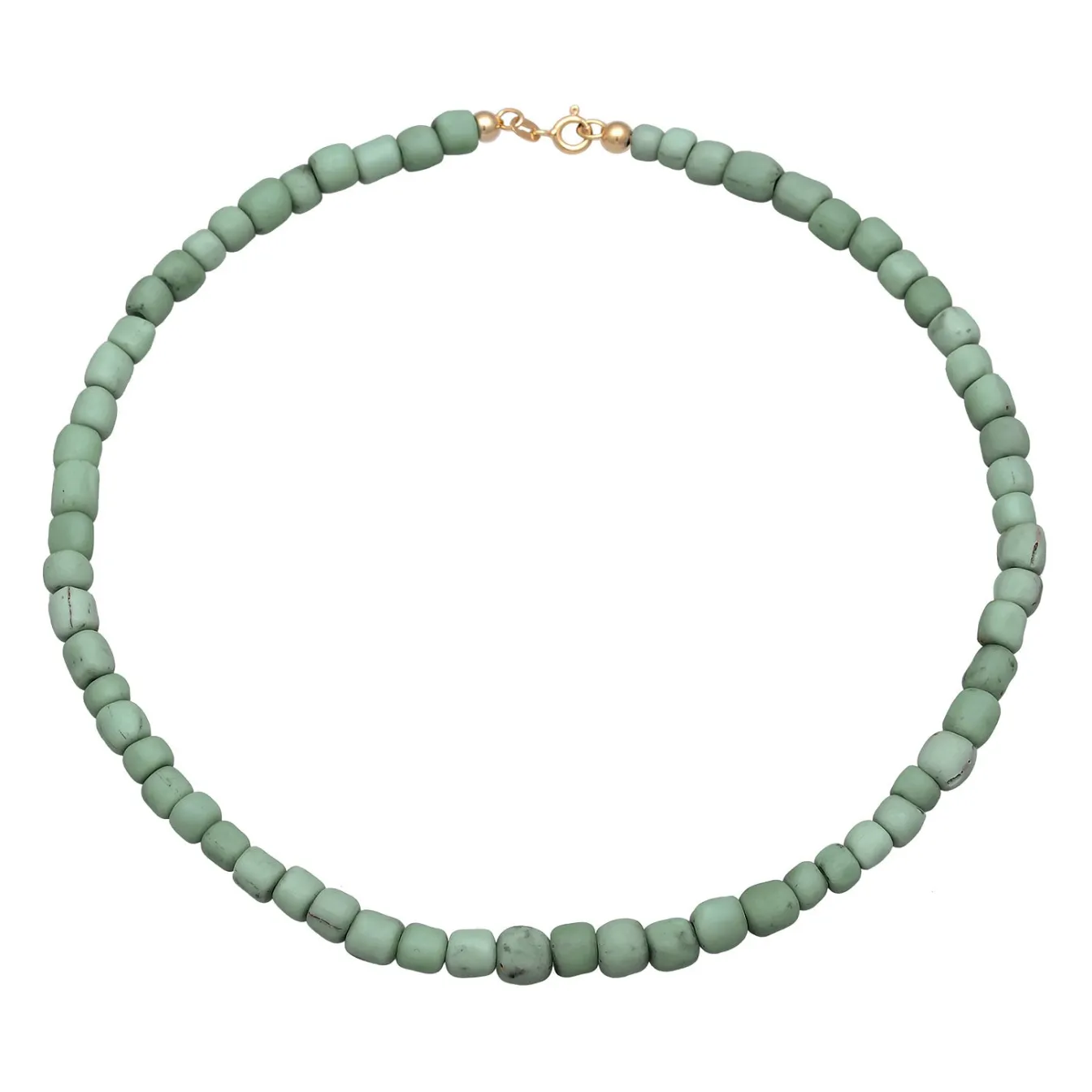 Elli "Choker Glasperlen Weiß< Perlen|Halsketten