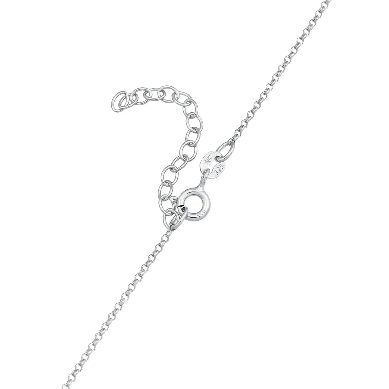 Elli "Choker Halbmond | Mondstein (Weiß)< Symbol-schmuck|Halsketten