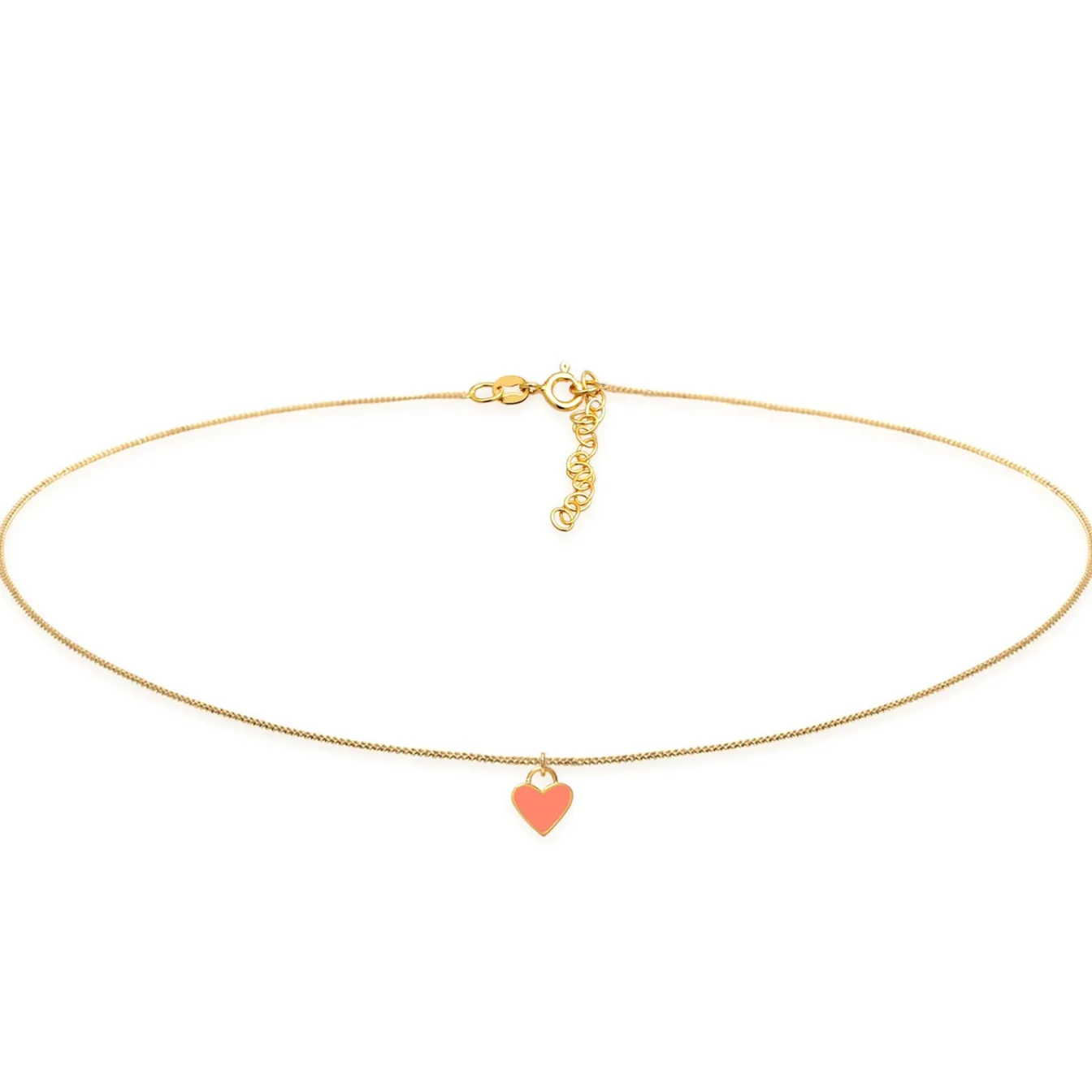Elli "Choker Herz | Emaille< Symbol-schmuck|Herz-schmuck