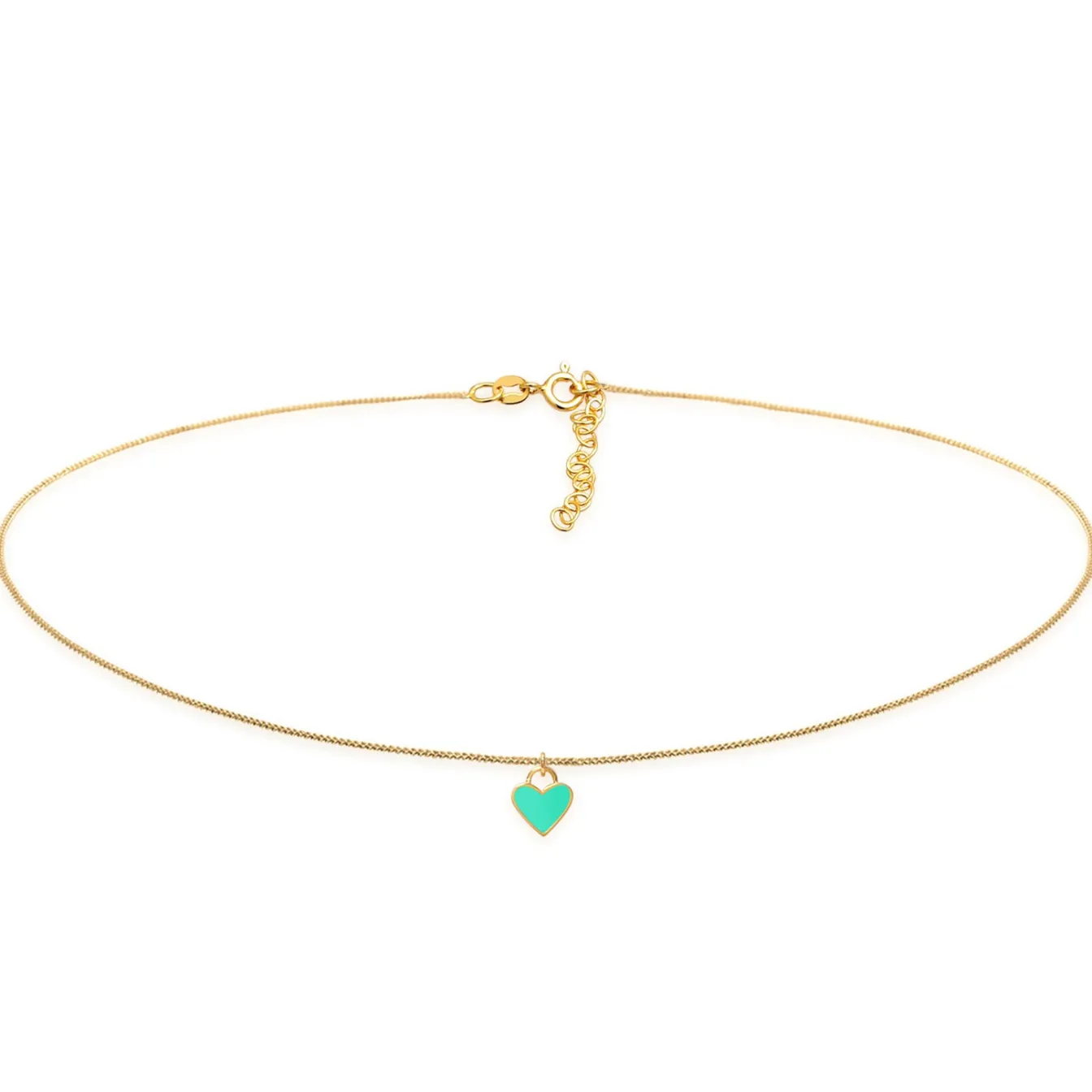 Elli "Choker Herz | Emaille< Symbol-schmuck|Herz-schmuck