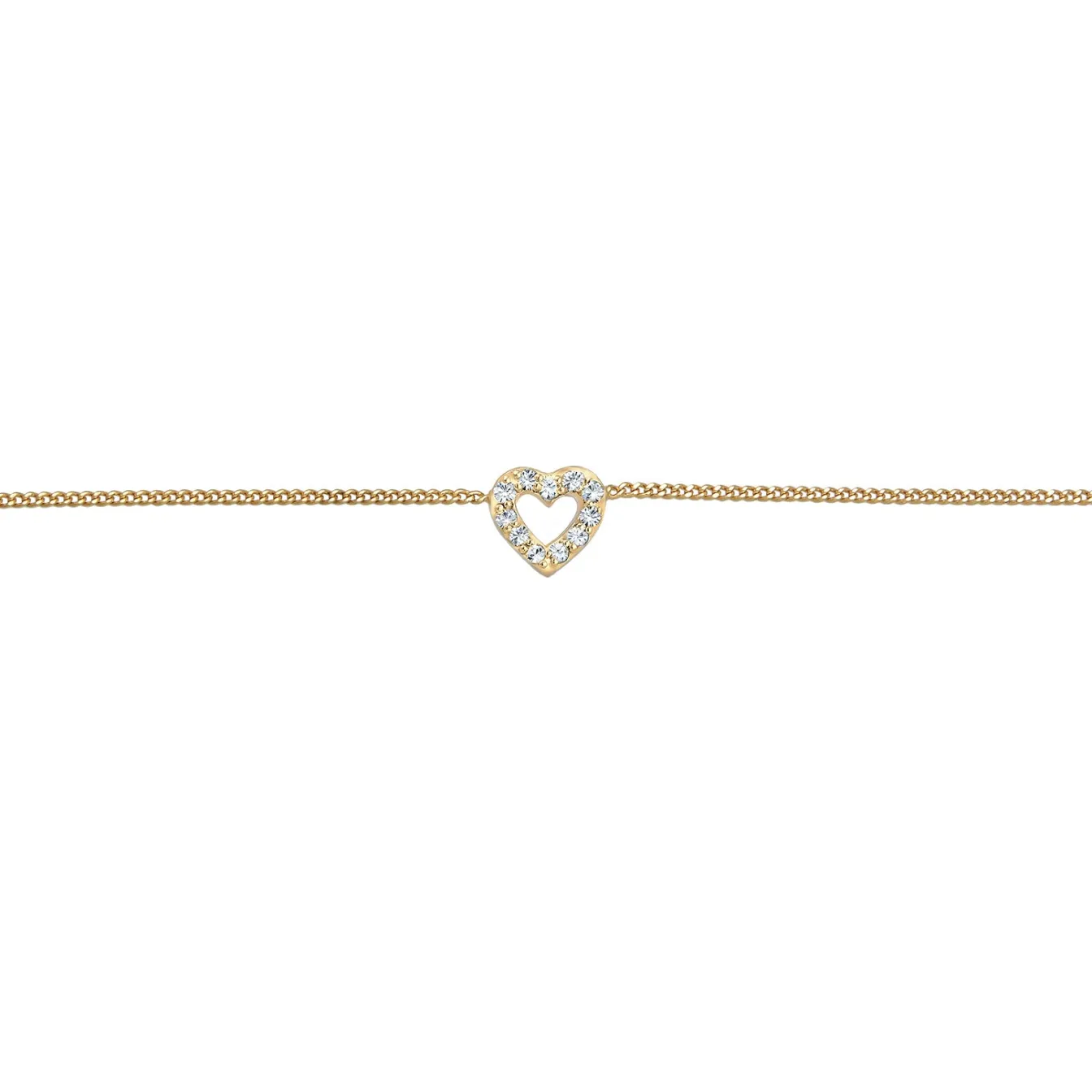 Elli "Choker Herz | Kristall (Weiß)< Symbol-schmuck|Herz-schmuck