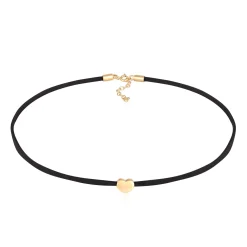 Elli "Choker Herz | Nylon< Silber|Symbol-schmuck