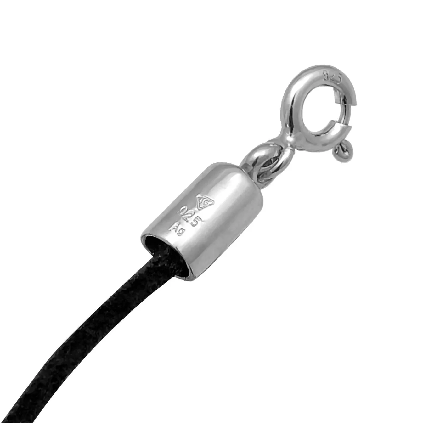 Elli "Choker Herz | Nylon< Silber|Symbol-schmuck