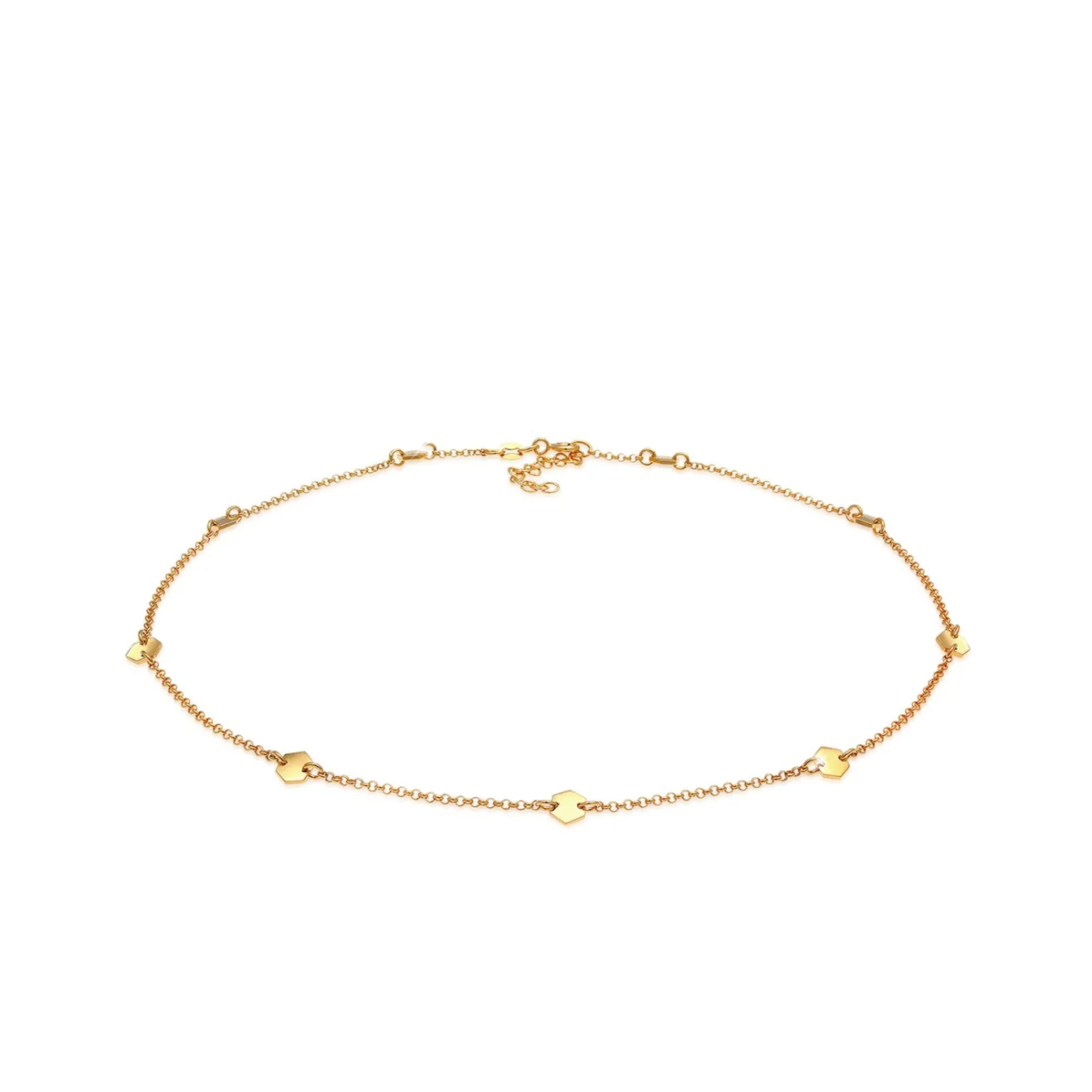 Elli "Choker Hexagon Geo< Letzte Chance|Halsketten