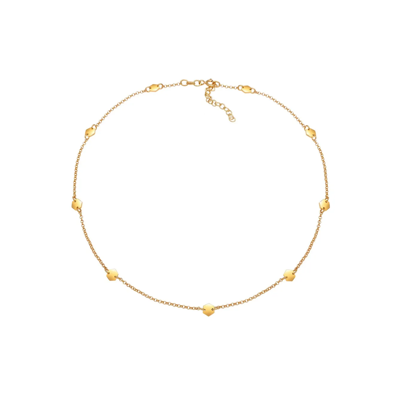 Elli "Choker Hexagon Geo< Letzte Chance|Halsketten