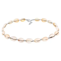 Elli "Choker Kauri Muscheln< Halsketten|Vergoldet