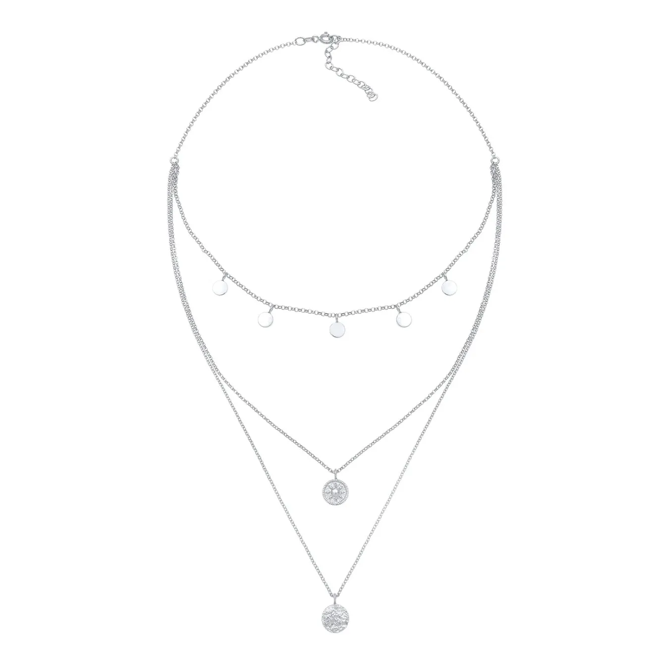 Elli "Choker Kreis< Halsketten|Vergoldet