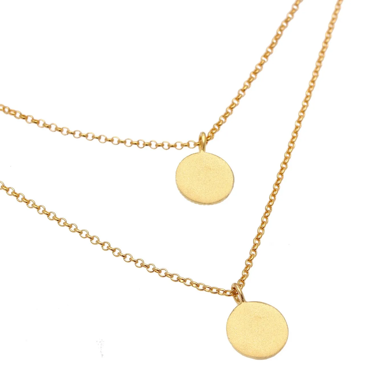 Elli "Choker Kreis< Halsketten|Vergoldet