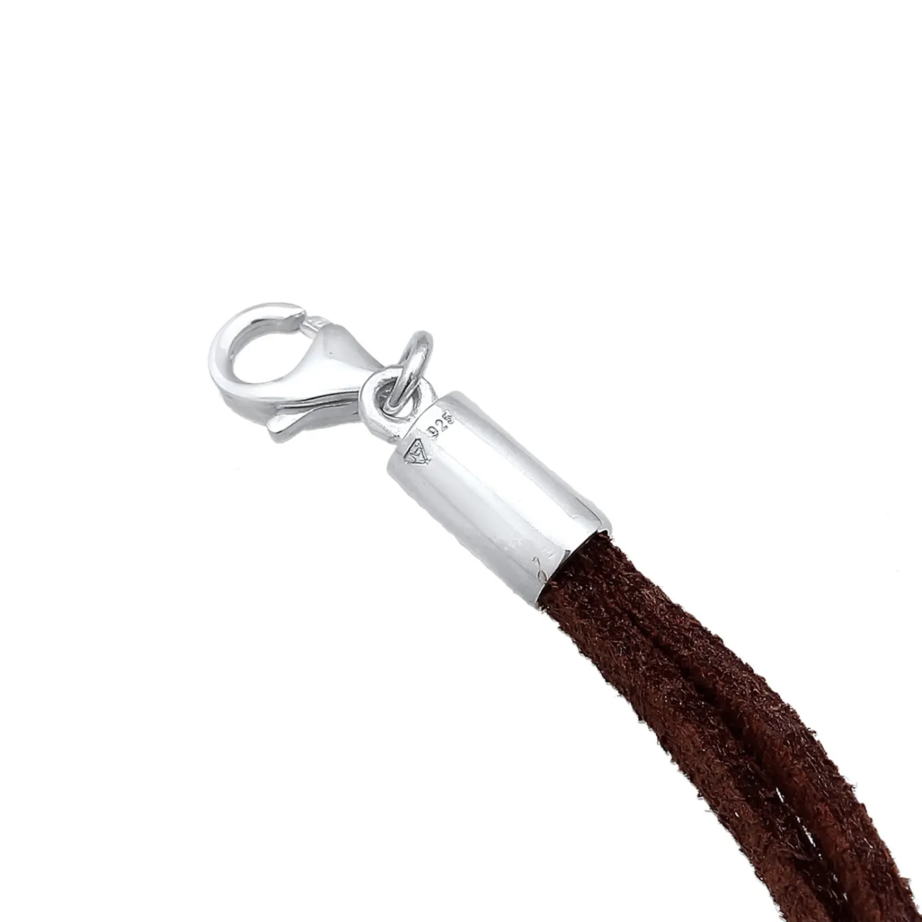 Elli "Choker Kreis | Textil< Halsketten|Silber