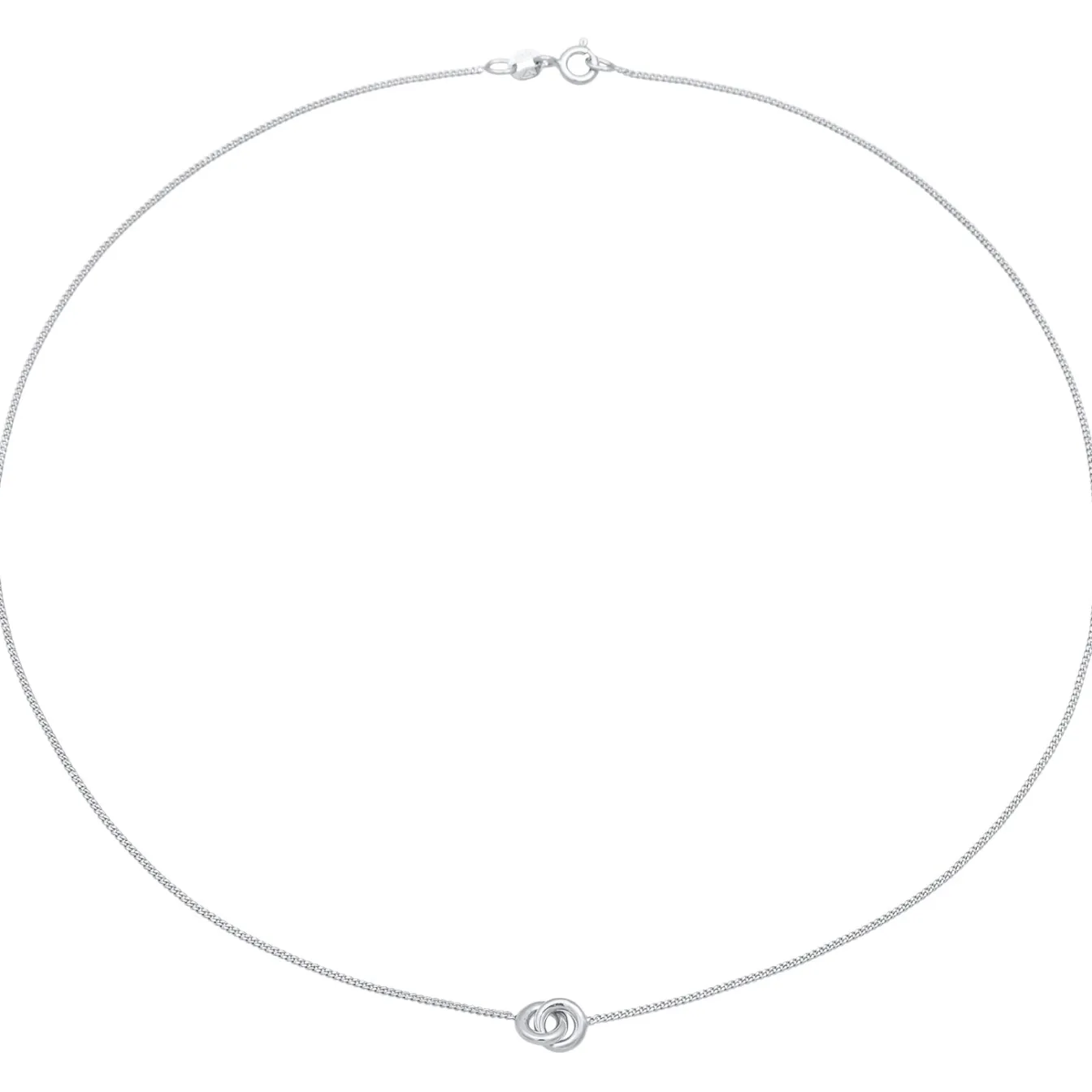 Elli "Choker Kreis Minimal< Vergoldet|Halsketten