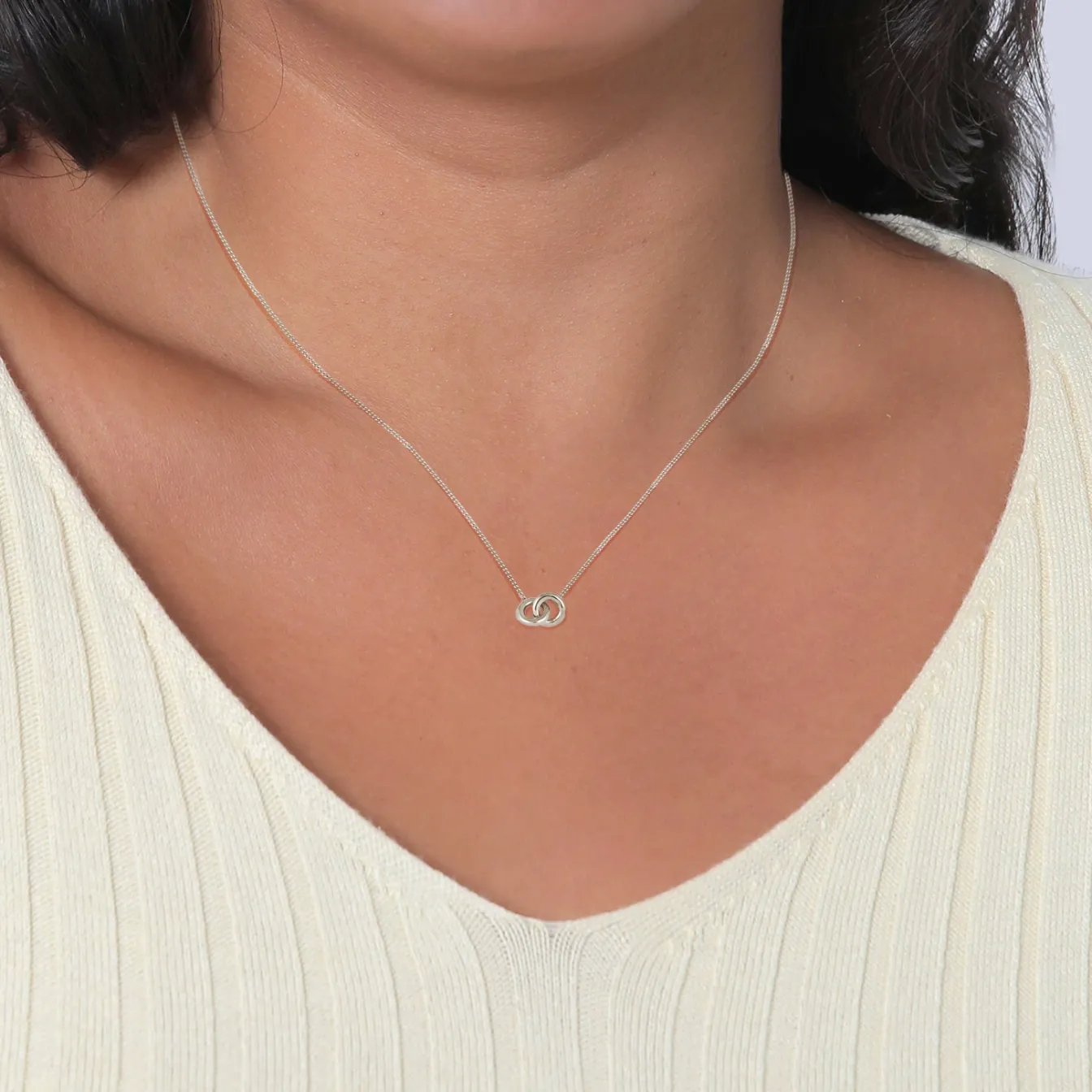 Elli "Choker Kreis Minimal< Vergoldet|Halsketten