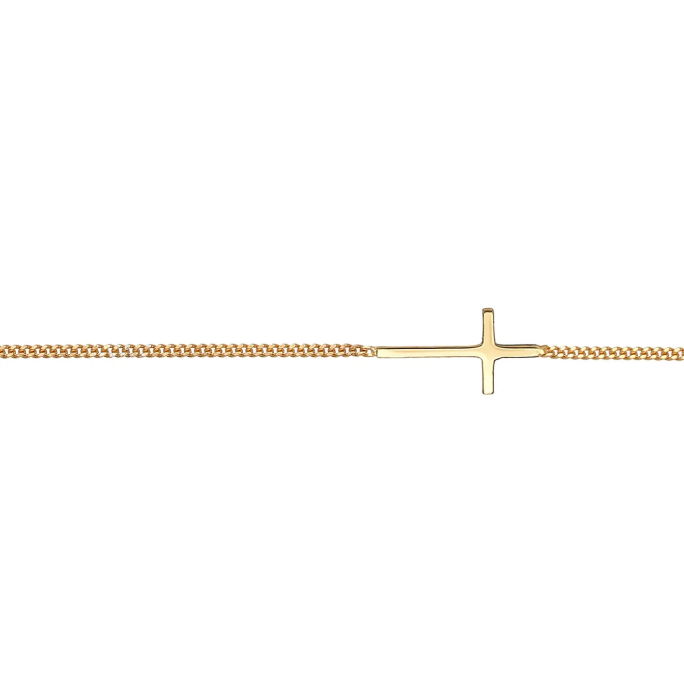 Elli "Choker Kreuz< Silber|Roségold