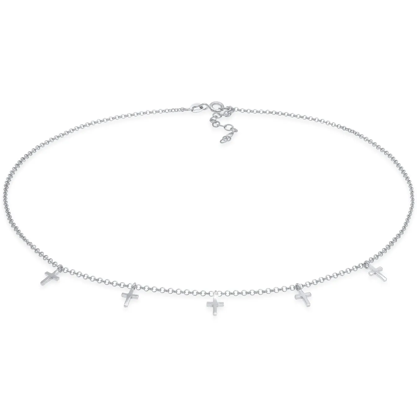 Elli "Choker Kreuz Anhänger< Symbol-schmuck|Halsketten